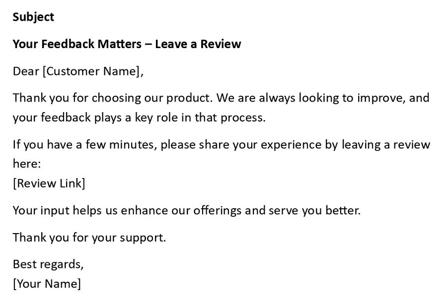 Your Feedback Matters – Leave a Review