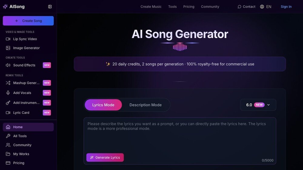 AISong to make songs by AI