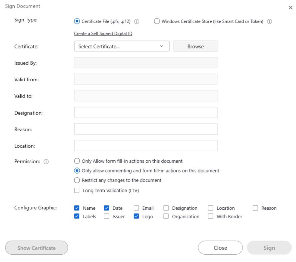 Create your digital signature