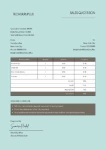 Download Editable Quotation Template in Word (Free)