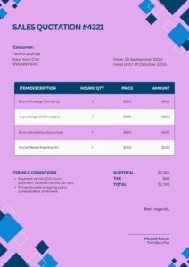 Free Quotation Templates Word Format for All Businesses