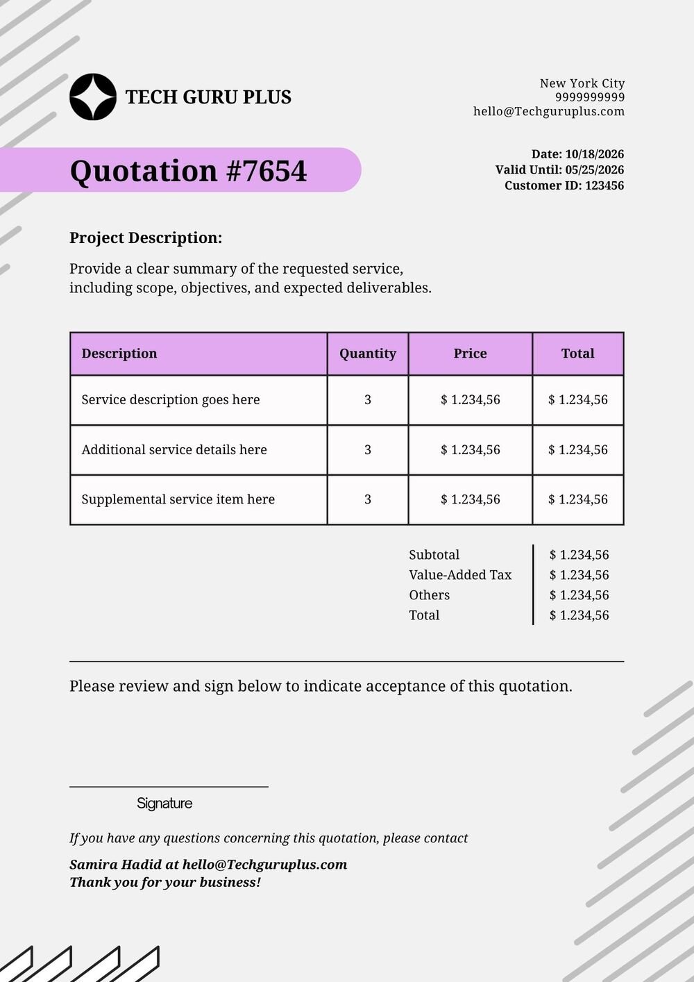 Free Quotation Templates in Word Format (Download Now)