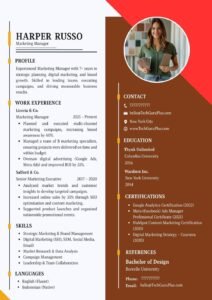 Resume/CV Template for Executive Assistants and Office Managers Word