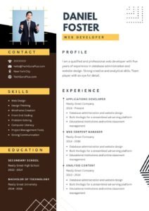 Resume/CV Template for Journalists and Media Professionals Word