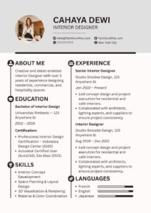 Resume/CV Template for Nurses and Healthcare Professionals Word