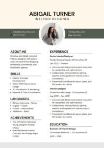 Resume/CV Template for System Administrators and IT Professionals Word