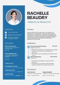 Plantilla de Currículum de Gerente de Producto