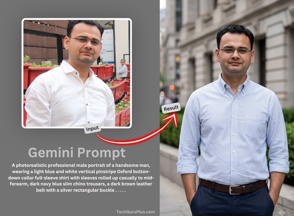 LinkedIn Professional Photo Gemini Prompt