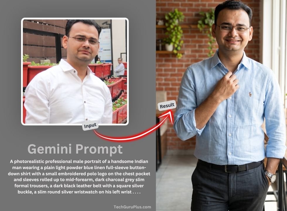 Nano Banana Gemini Prompt for Professional Photo