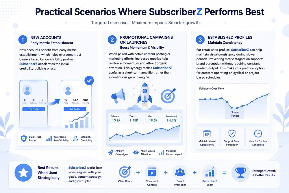 Practical Scenarios Where SubscriberZ Perform Best