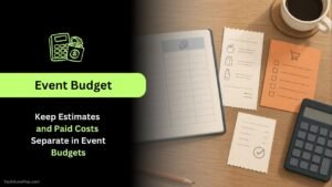 Keep Estimates and Paid Costs Separate in Event Budgets